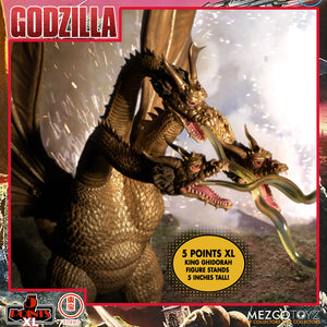 GODZILLA ROUND 2 DESTROY ALL MONSTERS (1968) 5POINTS 4 FIGURES XL BOXED SET "PRE-ORDER JUL 2022 APPROX"