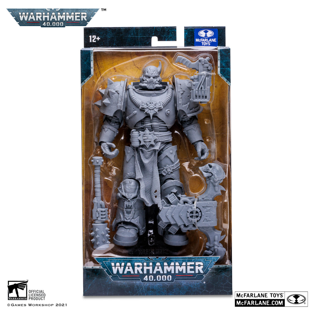 WARHAMMER 40,000 CHAOS SPACE MARINE AP (ARTIST PROOF) 7" ACTION FIGURE