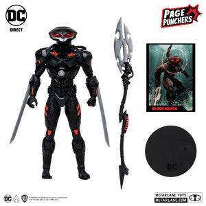 DC MULTIVERSE BLACK MANTA PAGE PUNCHERS 7" ACTION FIGURE "PRE-ORDER MAY APPROX"