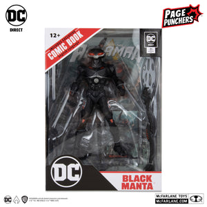 DC MULTIVERSE BLACK MANTA PAGE PUNCHERS 7" ACTION FIGURE "PRE-ORDER MAY APPROX"
