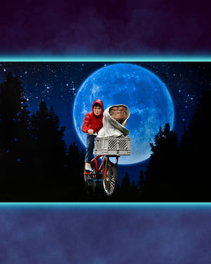 E.T. The Extra-Terrestrial 40th Anniversary Elliott & E.T. on Bicycle 7" Scale Action Figure "Pre-Order Dec 2022 Approx"