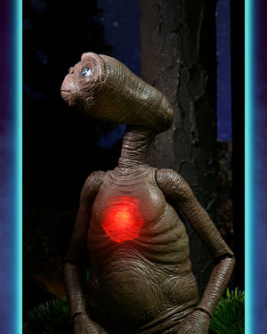 E.T. 40th Anniversary Deluxe Ultimate E.T. with LED Chest 7" Scale Action Figure "Pre-Order Dec 2022 Approx"