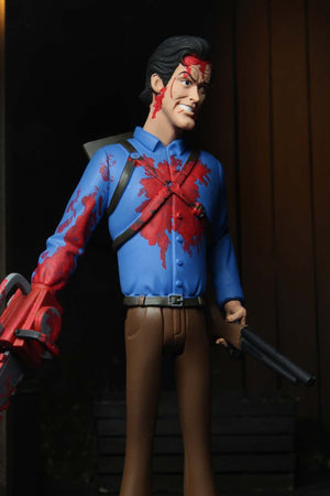 TOONY TERRORS SERIES 5 EVIL DEAD 2 ASH (BLOODY) 6" ACTION FIGURE