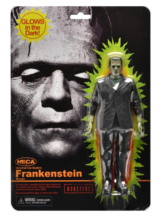 Universal Monsters Retro Glow-In-The-Dark Frankensteins Monster 7" Action Figure "Pre-Order Dec 2022 Approx"