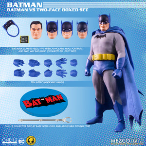 ONE:12 COLLECTIVE BATMAN VS TWO-FACE BOXED SET EU EXCLUSIVE LIMITED EDITION "PRE-ORDER AUG/SEP 2022 APPROX"
