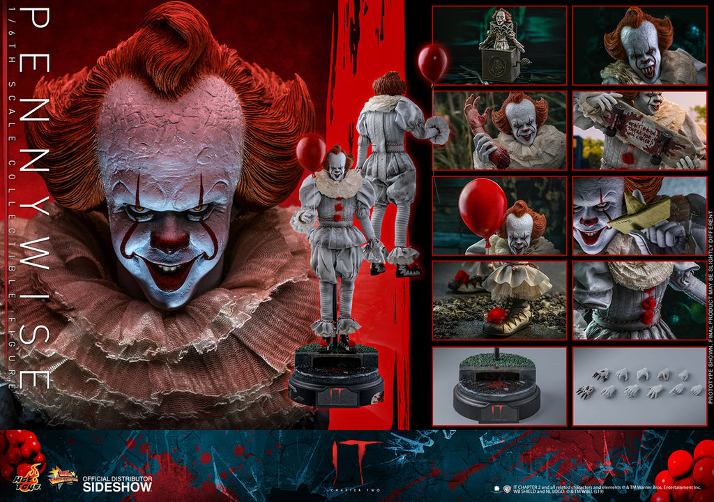 HOT TOYS 1:6 PENNYWISE - IT CHAPTER 2 "PRE ORDER Q3 2022"