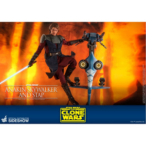HOT TOYS STAR WARS THE CLONE WARS 1:6 ANAKIN SKYWALKER AND STAP "PRE-ORDER Q1 2022 APPROX"