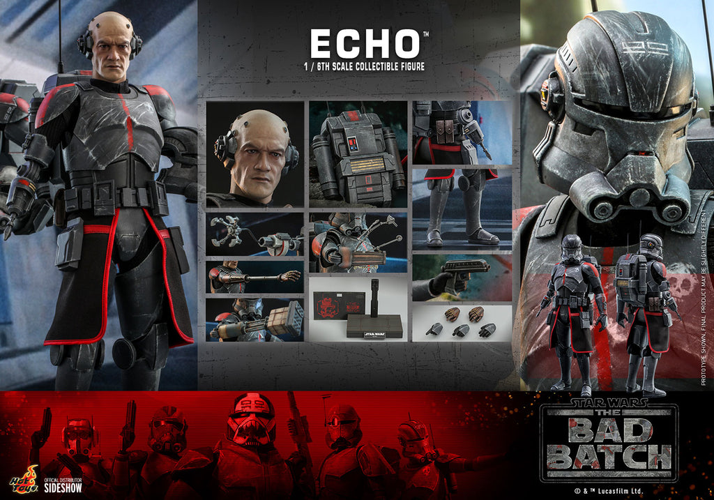 HOT TOYS STAR WARS - THE BAD BATCH 1:6 ECHO "PRE-ORDER Q3 2022 APPROX"