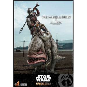 HOT TOYS STAR WARS 1;6 THE MANDALORIAN AND BLURRG "PRE-ORDER Q3 2022 APPROX"