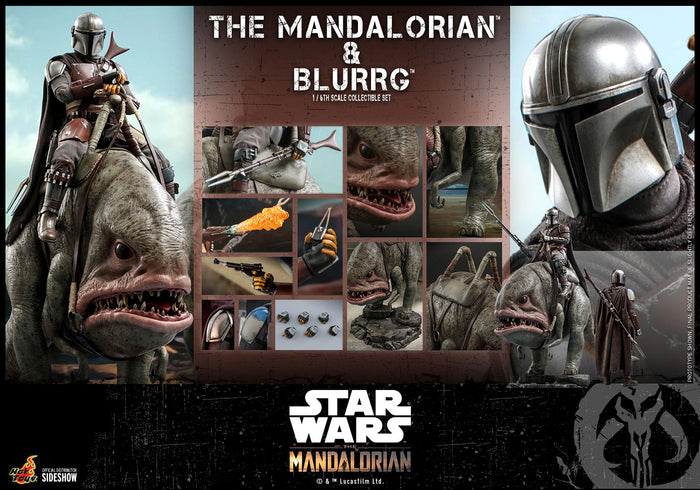 HOT TOYS STAR WARS 1;6 THE MANDALORIAN AND BLURRG "PRE-ORDER Q3 2022 APPROX"