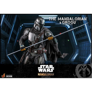 HOT TOYS STAR WARS 1:6 THE MANDALORIAN AND GROGU FIGURE SET "PRE-ORDER Q4 2022 APPROX"