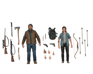 THE LAST OF US PART 2 ULTIMATE JOEL AND ELLIE 7" ACTION FIGURE 2 PACK