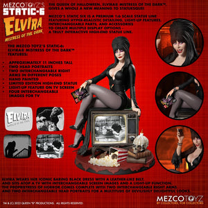 Elvira Mistress of the Dark Static-6 PVC Statue 1/6 Elvira 42 cm "Pre-Order Oct 2023 Approx"