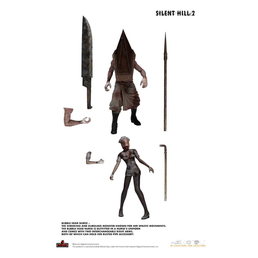 5 POINTS SILENT HILL 2 BUBBLE HEAD NURSE AND RED PYRAMID THING DELUXE BOXED SET "PRE-ORDER APR 2023 APPROX"
