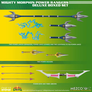 ONE:12 COLLECTIVE POWER RANGERS DELUXE BOXED SET - MIGHTY MORPHIN' POWER RANGERS ACTION FIGURES "PRE-ORDER DEC 2023 APPROX"