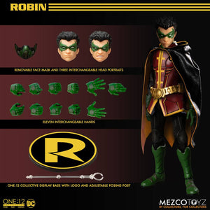 ONE:12 COLLECTIVE DC COMICS ROBIN 1:12 ACTION FIGURE "PRE-ORDER OCT 2023 APPROX"