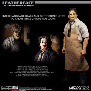 ONE:12 COLLECTIVE TEXAS CHAINSAW MASSACRE LEATHERFACE 1:12 SCALE ACTION FIGURE "PRE-ORDER AUG 2021 APPROX"