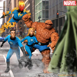 ONE:12 COLLECTIVE MARVEL FANTASTIC FOUR 1:12 ACTION FIGURE DELUXE STEEL BOX SET "PRE-ORDER Q1 2023 APPROX"
