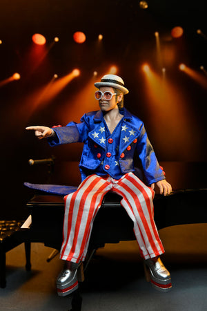 ELTON JOHN WITH PIANO (LIVE 1976) DELUXE 8 INCH CLOTHED ACTION FIGURE "PRE-ORDER SEP 2023 APPROX"
