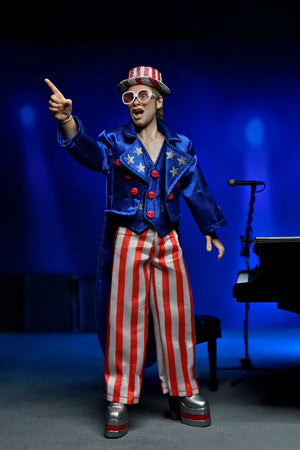 ELTON JOHN WITH PIANO (LIVE 1976) DELUXE 8 INCH CLOTHED ACTION FIGURE "PRE-ORDER SEP 2023 APPROX"
