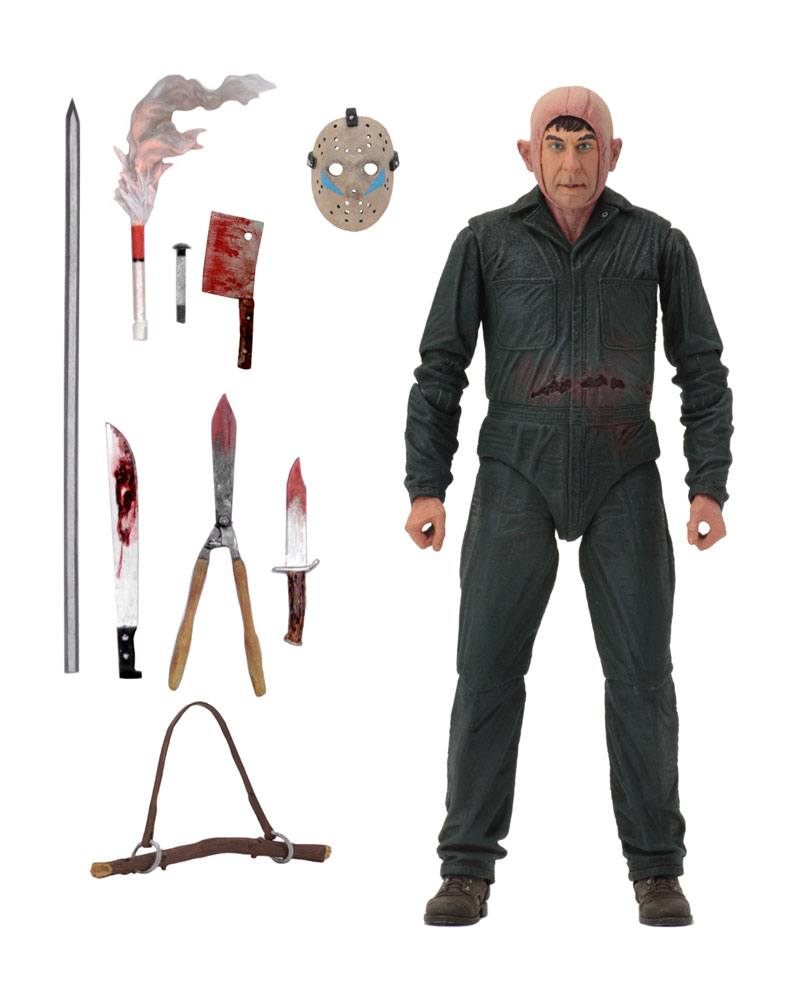 FRIDAY THE 13TH PART 5, A NEW BEGINNING ROY BURNS ULTIMATE ACTION FIGURE