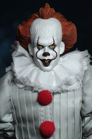 IT 2017 PENNYWISE CLOTHED 8" RETRO ACTION FIGURE