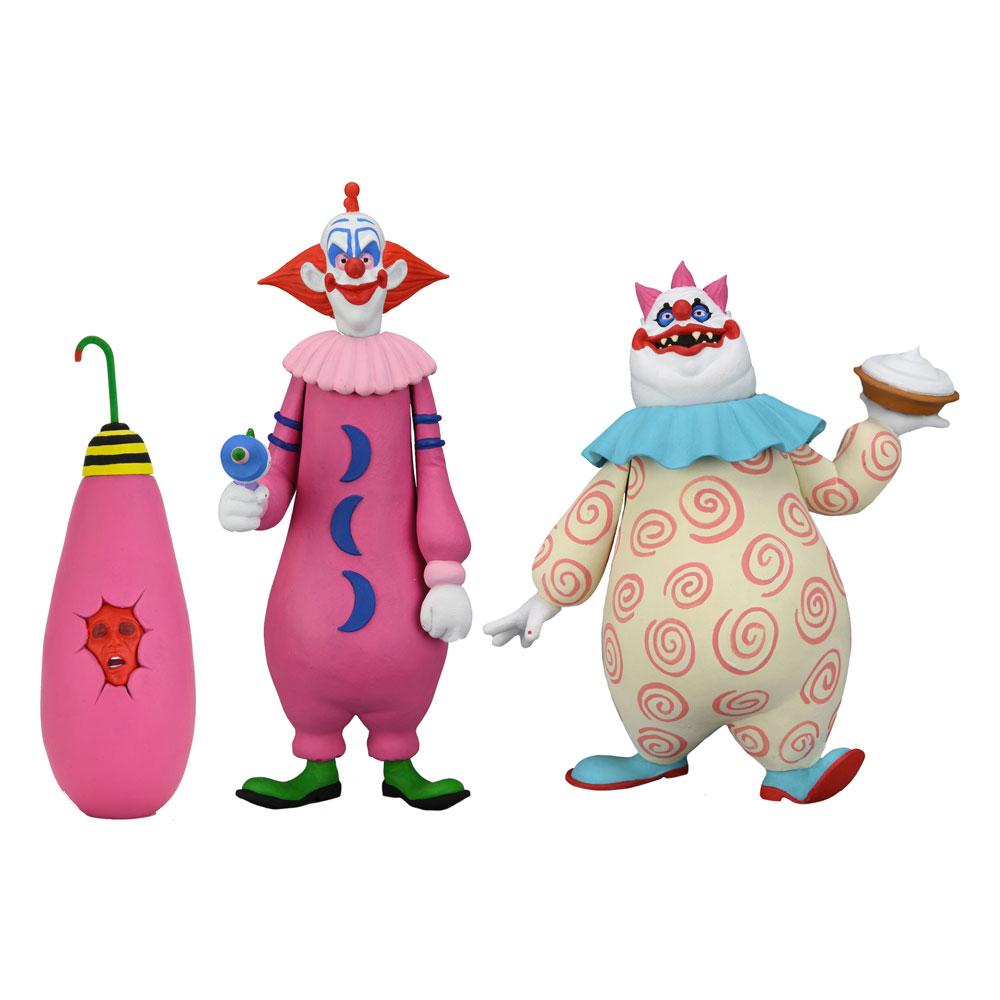 Toony Terrors Killer Klowns from Outer Space Slim & Chubby 6" Action Figure 2 Pack "Pre-Order Mar 2023 Approx"