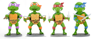 Teenage Mutant Ninja Turtles Head Knocker Bobble-Head Set of 4 "Pre-Order Apr 2023 Approx"