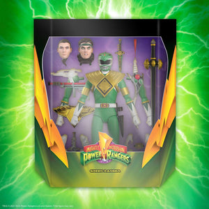 MIGHTY MORPHIN POWER RANGERS GREEN RANGER 18CM ULTIMATES ACTION FIGURE "PRE-ORDER DEC 2022 APPROX"