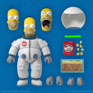 THE SIMPSONS ULTIMATES DEEP SPACE HOMER 7" ACTION FIGURE "PRE-ORDER DEC 2022 APPROX"