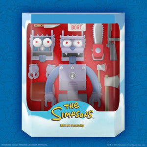 THE SIMPSONS ULTIMATES ROBOT SCRATCHY 7" ACTION FIGURE "PRE-ORDER DEC 2022 APPROX"