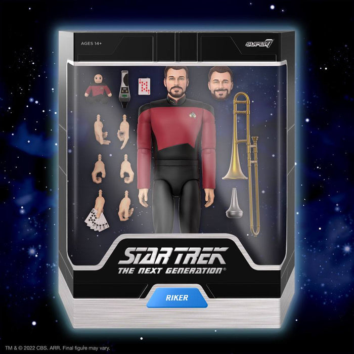 Star Trek: The Next Generation Ultimates Action Figure Commander Riker 18 cm "Pre-Order Oct 2023 Approx"